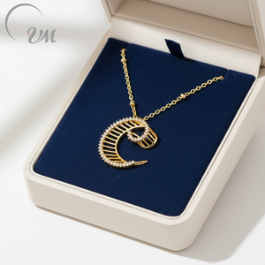 สร้อยคอเงิน UM Jewelry ชุบทอง ขายส่ง เหมาะสำหรับทั้งชายและหญิง ของขวัญหมั้น ของขวัญวันครบรอบ สวมใส่ได้ทุกวัน งานปาร์ตี้ - Product Image 4