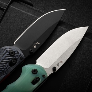 Manico personalizzabile in stile <span class=keywords><strong>Benchmade</strong></span> BM560BK realizzato in materiale G10, lama lavorata tramite lavorazione CNC, coltello pieghevole. - Product Image 5