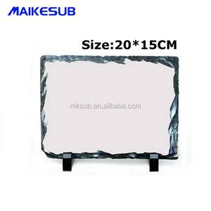 <span class=keywords><strong>Ardoise</strong></span> rectangulaire vierge pour sublimation avec support - <span class=keywords><strong>Ardoise</strong></span> en pierre naturelle haut de gamme pour impression par sublimation - Product Image 2