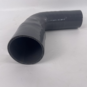 Tuyau haute température noir 135 degrés tuyau coude tuyau d'admission réservoir d'eau tuyau turbocompressé en caoutchouc de Silicone - Product Image 2