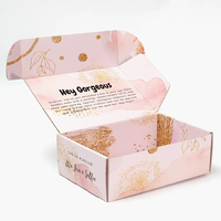 Caja de Regalo de Papel para Envíos con Logotipo Personalizado, Caja de Cartón Corrugado Pequeña Reciclable para Envíos