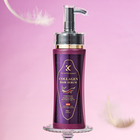 Sérum réparateur capillaire professionnel au collagène et à l'huile d'argan, marque privée, 100 ml, traitement qualité salon pour cheveux crépus 4C