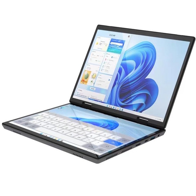 Hot Sale Dual Screen Touch Laptops Win 11 360 Flip Gaming Notebook PC YOGA 10.5 Inch 2.2K Intel N95 32Gb RAM+1TB M.2 5G WiFi