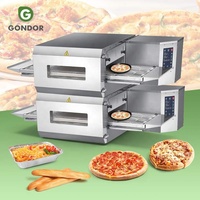 Four à Pizza Professionnel à Gaz GPL à Convoyeur à Chaîne avec Bande Transporteuse