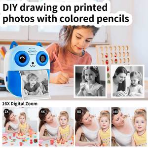 Smart AI Talking Kids Instant Photo <b>Printer</b> <b>Camera</b> Voice Recognition Printing <b>Camera</b> Toy For Boys Girls Educational Gift - Product Image 4
