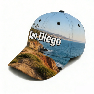 Gorra de Béisbol Bordada con Logotipo Personalizado al por Mayor, Recuerdos Turísticos de <span class=keywords><strong>San</strong></span> <span class=keywords><strong>Diego</strong></span>, California - Product Image 5
