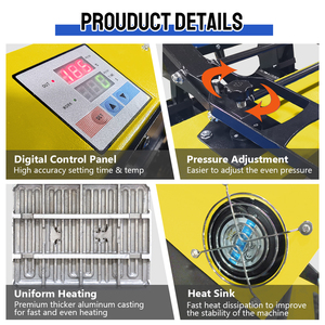 Xingyan nóng bán 70*100/80*100cm lớn định dạng nhiệt Máy ép hướng dẫn sử dụng áo thun Nhiệt Báo Chí Thăng Hoa - Product Image 6