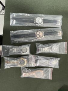 Mechanisch horloge van roestvrij staal met saffierglas, automatisch mechanisch uurwerk, 41 mm bezel, roestvrijstalen band, lichtgevend - Product Image 6