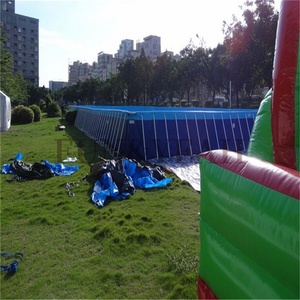 Parque acuático grande al aire libre, marco de juegos para niños, piscina a la venta, Metal extraíble, precio de fábrica, alta calidad, personalizado - Product Image 4