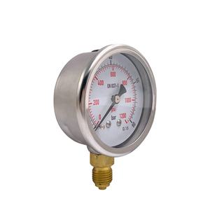 Yüksek hassasiyetli 2.5 inç 63mm sıvı dolu yakıt metan basınç göstergesi <span class=keywords><strong>500</strong></span> <span class=keywords><strong>Mbar</strong></span> manometre - Product Image 5