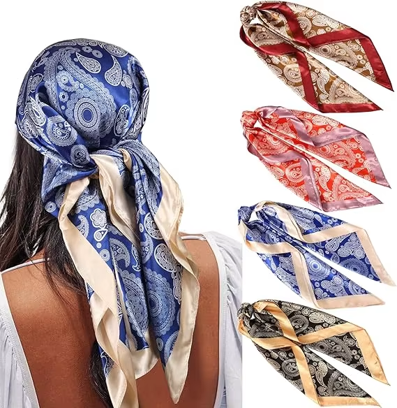 4Pcs Red Purple Beige Camel