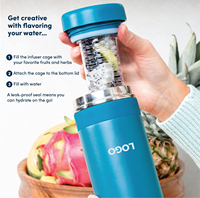 Infuseur de fruits en acier inoxydable isolé sous vide de 20 oz