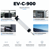 Capteur de déplacement linéaire EV-C-900 900 mm ±0,05 % IP54 pour Novotechnik TLH/TL Gefran LT Sakae LP Variohm ELPM Penny+Giles SLS