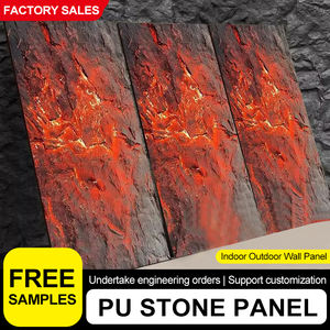 Paneles de Pared de Piedra de PU de Fábrica al por Mayor, Placas Artificiales Impermeables 3D para Decoración de Interiores y Exteriores - Product Image 6