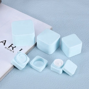 Top Sale 10g 30g 50g <b>Empty</b> Pink Matte Scrub Body Butter Face Cream Frosted Lip Balm Container pp Cosmetic Plastic <b>Jar</b> With Lid - Product Image 2