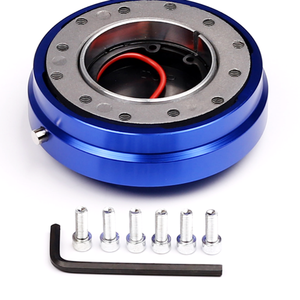 70mm in alluminio 6 fori Auto Auto a sgancio rapido volante adattatore per mozzo a scatto per volante sportivo da corsa - Product Image 2