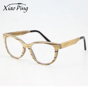 wholesale custom hand polished fake designer ce zebra reading glasses without nose pads