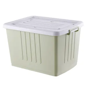 2021 new developed cheap price durable colorful home storage box with lid plastic pp clothes storage boxes and bins