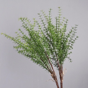 高品质人造塑料真触感蕨类植物绿叶，适合家居、毕业典礼、圣诞节、婚礼装饰 - Product Image 2