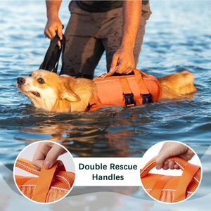 <span class=keywords><strong>Gilet</strong></span> de sauvetage pour chien pour chiens de petite/moyenne/grande taille, <span class=keywords><strong>gilet</strong></span> de sauvetage pour animaux de compagnie pour la natation et les activités de plein air - Product Image 2