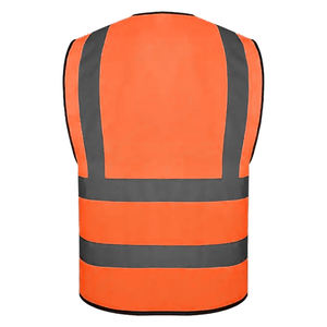 Chaleco de Seguridad Personalizado de Alta Calidad con Diseño Multibolsillos, Colores de Alta Visibilidad, Tiras Reflectantes, Ligero y Transpirable - Product Image 4