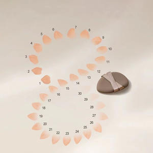 Poudre de maquillage professionnelle en forme de goutte d'eau, douce et rebondissante, respectueuse de la peau, lavable, utilisable à sec ou humide, base lisse, sans grumeaux, marque OEM - Product Image 5