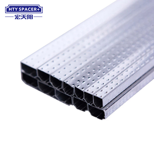 Accessoires pour portes et fenêtres, accessoires pour vitrage isolant non pliables, barre d'espacement en aluminium avec bande <span class=keywords><strong>de</strong></span> butyl - Product Image 4