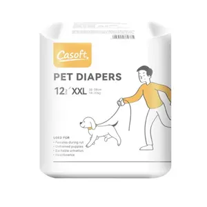 Low Cheap Price Xxl M Specification In Bulk Male Female Training Supplies With Skirt Gift Dog White Diaper For Pet