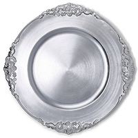 Désherbage Chargeur Assiettes Grand Assiette En Bois Ensemble Verre Avec Bord Argent Garniture Or Plastique Électrique Céramique Dim Sum Plat