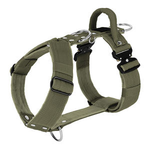 プレミアム アジャスタブル ペット ハーネス ベスト フルボディ 人間工学に基づいた ベージュ 犬用ハーネス 快適なパッド付き - Product Image 3