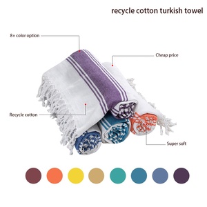 Fast Delivery Cheap Price Wholesale Colorful <strong>Hamman</strong> Fouta <strong>Towel</strong> Cotton Turkish Beach Recycled Cotton <strong>Towel</strong> - Product Image 3