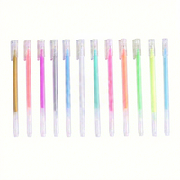 Promotion Stylo Gel Marqueur Jetable Grande Capacité à Encre Colorée pour Peinture
