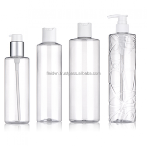 Flacon de shampoing vide en plastique recyclé Ocean avec pompe pulvérisatrice pour soins capillaires - Impression et logo personnalisables - Product Image 1