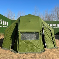 Nouvelle tente de survie militaire verte armée OEM, robuste, légère, déploiable, assemblage rapide