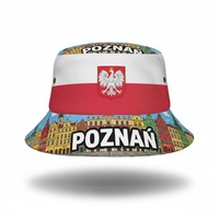 Chapeau de seau pour bébé et enfant, souvenirs touristiques de Pologne, logo personnalisé imprimé en gros