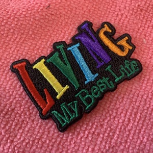 Etiquetas de logotipo de bordado de respaldo de prensa de calor de diseño de moda, parche textil de bordado de logotipo personalizado para sombreros - Product Image 4