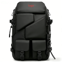 Sac à dos tactique imperméable pour l'extérieur, sac pour ordinateur portable durable avec port de charge USB, sac de randonnée et de voyage pour hommes