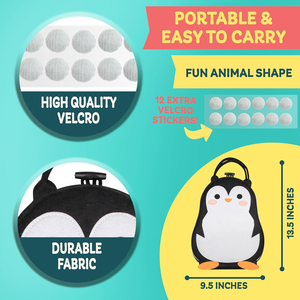 Libri di feltro silenzioso e robusto di alta qualità regali sensoriali educativi adatti a bambini di età 3 + - Product Image 2