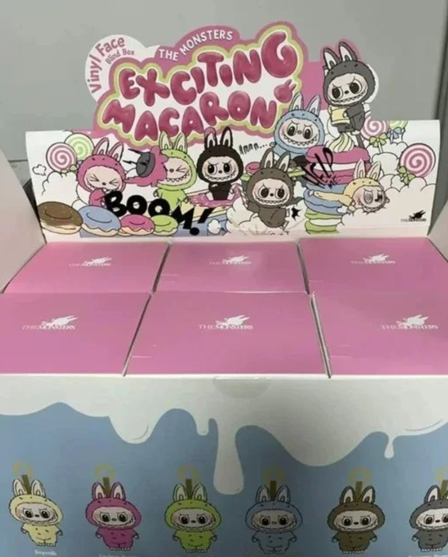 POPMART THE MONSTERS Macaron Labubu 1セット THE MONSTERS - Tasty Macarons Vinyl Face Blind Box | Blind