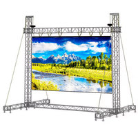 Écran LED portable pour événements en plein air avec technologie LED transparente