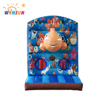 WINSUN - Sistema de Juego Interactivo Inflable de Buena Calidad y Económico, Obstáculo Inflable de Buscar a Nemo en Venta