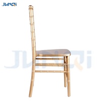 Vente en gros Chaises en résine Chivari noire blanche acrylique italienne transparente en plastique Chaise Napoléon