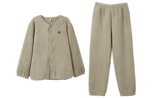 Wholesale New Plush <strong>Men's</strong> <strong>Pyjamas</strong> <strong>Fluffy</strong> Not Lose Hair Padded Thickened Soft Warm Suit Can Be Worn Outside for <strong>Men</strong> - Product Image 6