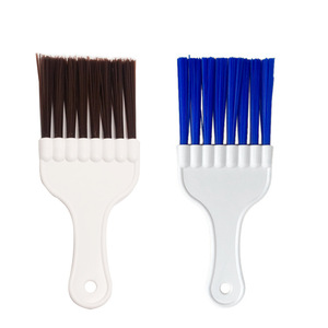 แปรงขนพลาสติกหนา 5 มม. สีฟ้าและสีน้ำตาลสำหรับเครื่องมือทำความสะอาดเครื่องปรับอากาศหม้อน้ำรถยนต์ - Product Image 1