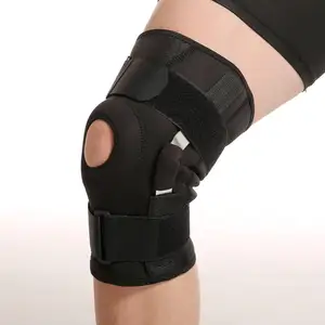 Supporto per ginocchiere in neoprene rotula aperta con cinghie regolabili