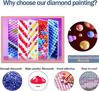 SONGWOOART Kits d'art de peinture au diamant 5D DIY Forêt de rêve lumineuse pour la décoration intérieure Peinture au diamant personnalisée