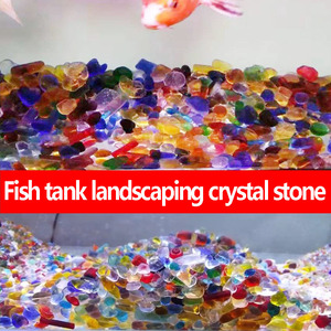 حوض للأسماك أسفل الرمال حوض السمك الديكور المناظر الطبيعية ساعة رملية أسفل الرمال السائبة حجر الكريستال - Product Image 2