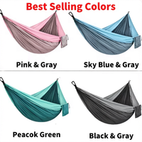 Hamac de camping Polar Everest, accessoires de camping, hamac pliable simple ou double, léger, en nylon, pour l'extérieur, avec sac de transport