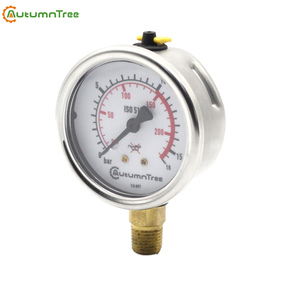 액체 충전 유압 압력계 진공계 - Product Image 2