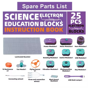 EPT Science Experiment Electronic Technology Block Physhical Electric <strong>Circuit</strong> <strong>Boards</strong> Kit Stem Educational Games <strong>Toy</strong> for Kids